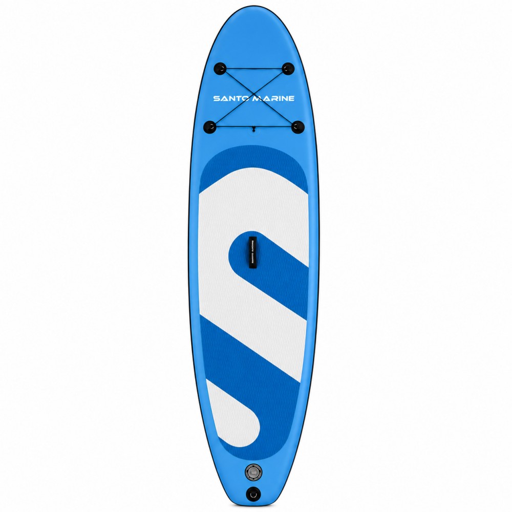 Σανίδα SUP Φουσκωτή Santo Marine 320x76x15cm Γαλάζιο με Κουπί SP003