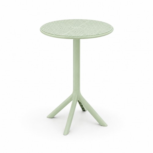 Τραπέζι Στρογγυλό Πολυπροπυλένιο 60×60×75cm TB018-75-MNT Μέντα