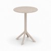 Σετ (3τμχ) Τραπέζι με 2 Καρέκλες Στρογγυλό 60x60x75 Moda GRD549-ROUND-BG Μπέζ