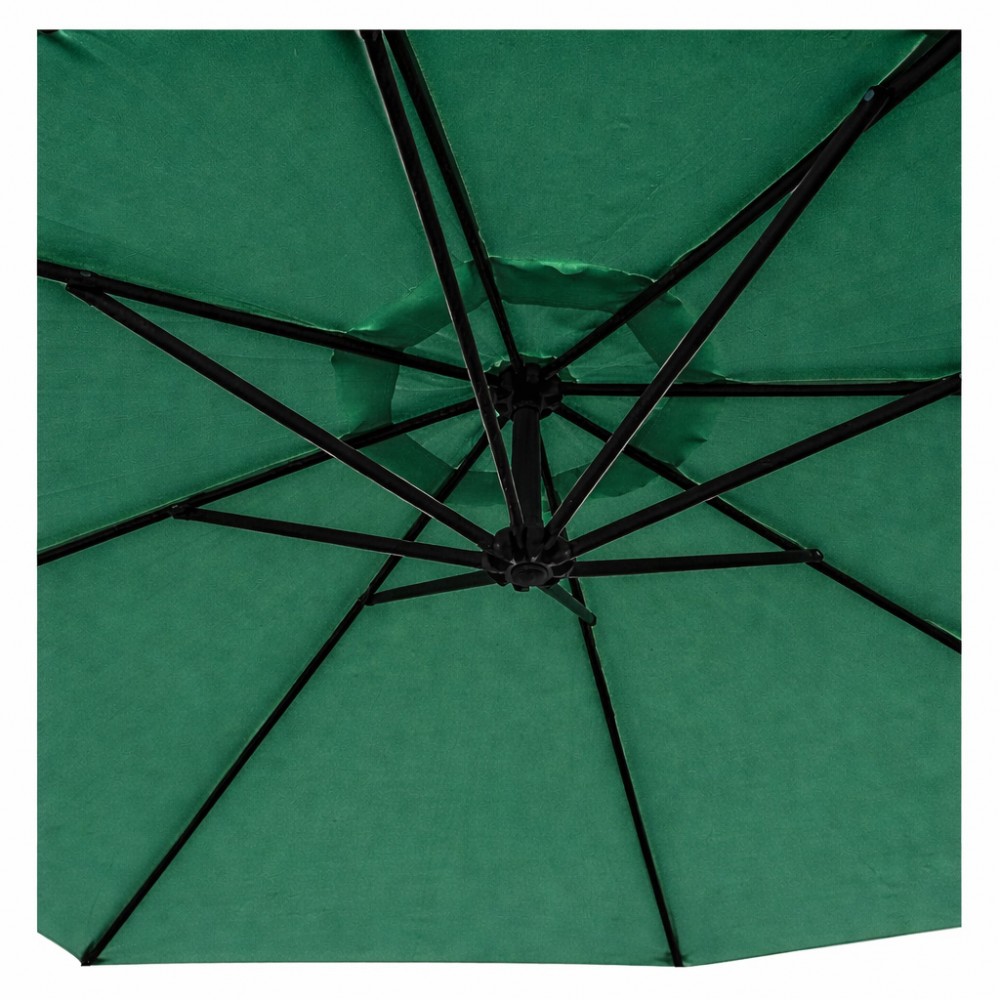 Banana Ατσάλινη Αδιάβροχη Ομπρέλα εξωτερικού χώρου 3m με Μανιβέλα U1003-GRN Πράσινο Banana Ατσάλινη Αδιάβροχη Ομπρέλα εξωτερικού χώρου 3m με Μανιβέλα U1003-GRN Πράσινο
