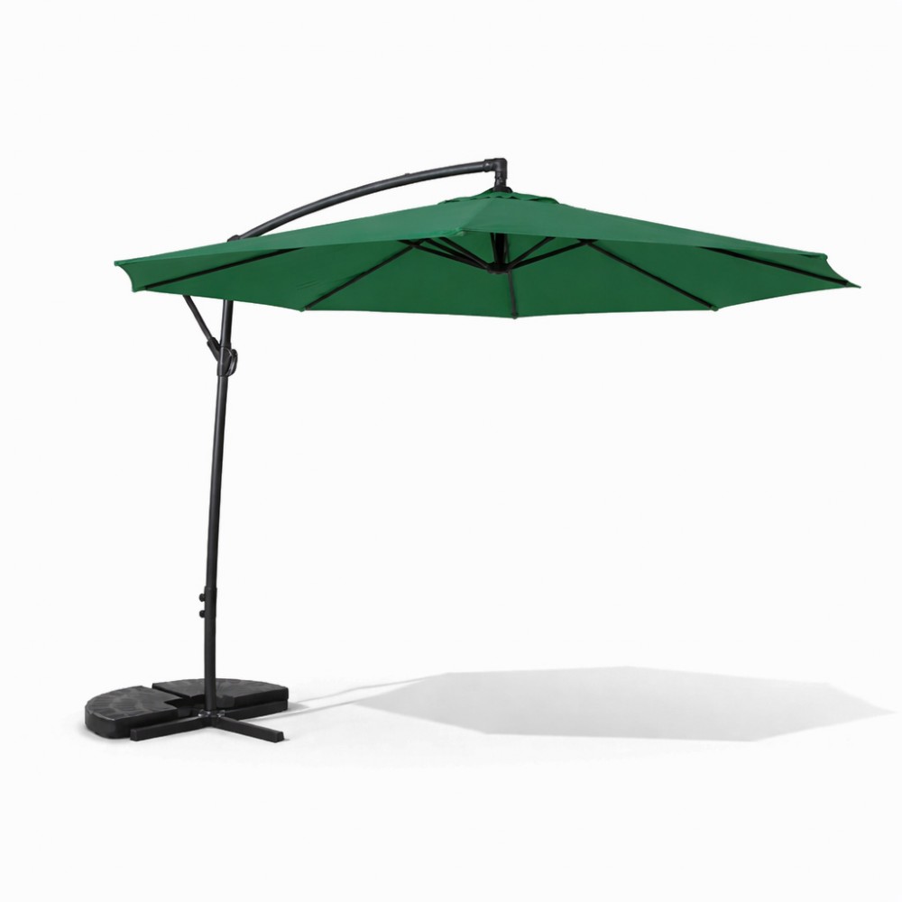 Banana Ατσάλινη Αδιάβροχη Ομπρέλα εξωτερικού χώρου 3m με Μανιβέλα U1003-GRN Πράσινο Banana Ατσάλινη Αδιάβροχη Ομπρέλα εξωτερικού χώρου 3m με Μανιβέλα U1003-GRN Πράσινο