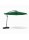Banana Ατσάλινη Αδιάβροχη Ομπρέλα εξωτερικού χώρου 3m με Μανιβέλα U1003-GRN Πράσινο