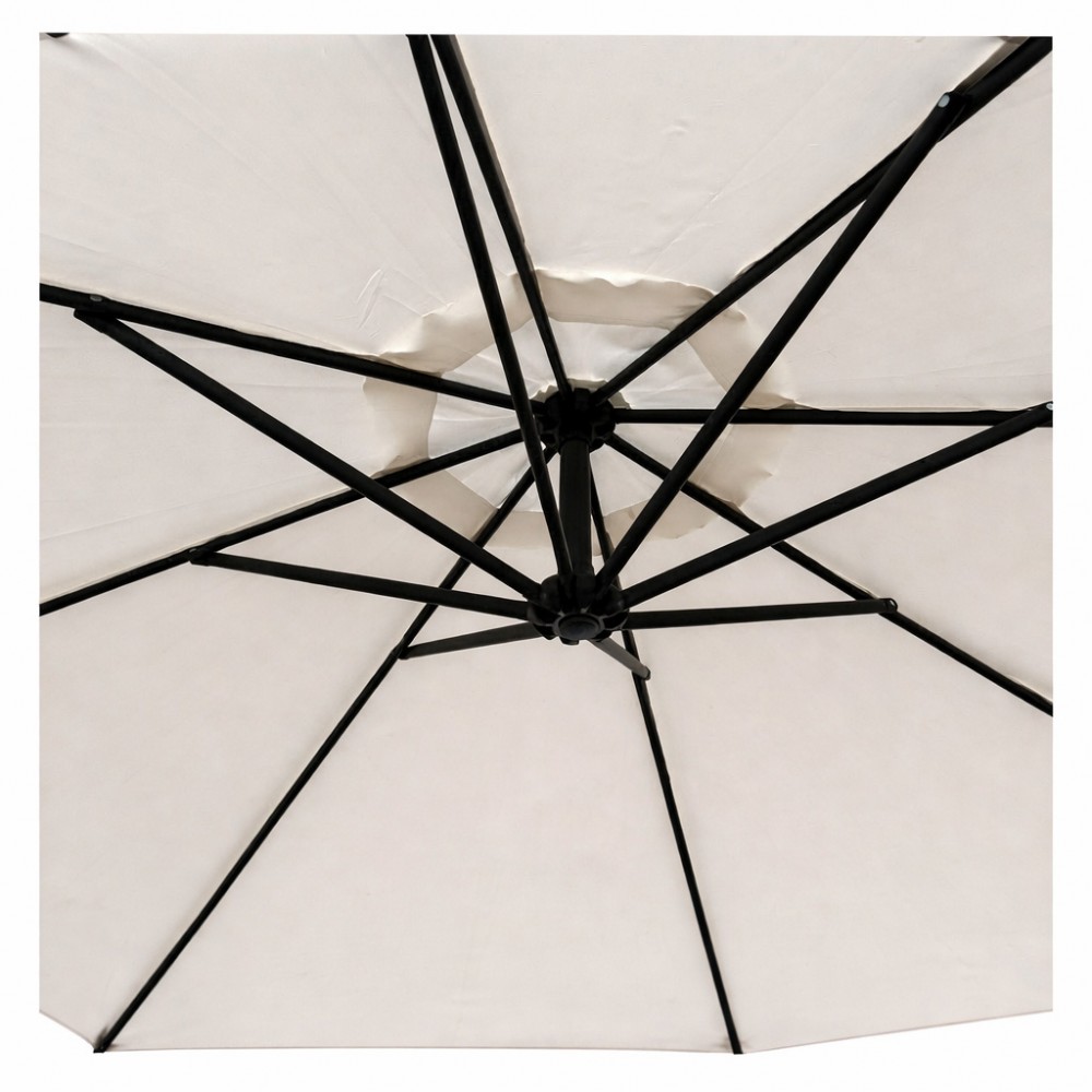 Banana Ατσάλινη Αδιάβροχη Ομπρέλα εξωτερικού χώρου 3m με Μανιβέλα U1003-IV Ιβουάρ Banana Ατσάλινη Αδιάβροχη Ομπρέλα εξωτερικού χώρου 3m με Μανιβέλα U1003-IV Ιβουάρ