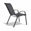 Andros Textilene Αδιάβροχη Καρέκλα Κήπου Μεταλλική 68x54x93cm Ανθρακί CHF1131-ANT 