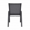 Andros Textilene Αδιάβροχη Καρέκλα Κήπου Μεταλλική 68x54x93cm Ανθρακί CHF1131-ANT 