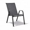 Andros Textilene Αδιάβροχη Καρέκλα Κήπου Μεταλλική 68x54x93cm Ανθρακί CHF1131-ANT 