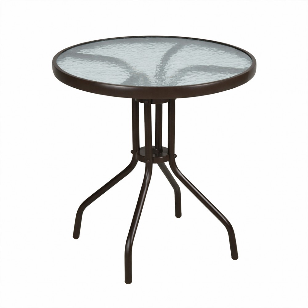 Σετ (3τμχ) Τραπέζι με 2 Καρέκλες 60x60x70 Paros GRDWICKER-PAROS-BR Καφέ