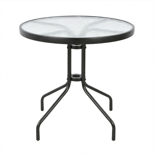 Σετ (3τμχ) Τραπέζι με 2 Καρέκλες 60x60x70 Paros GRDWICKER-PAROS-GR Γκρι