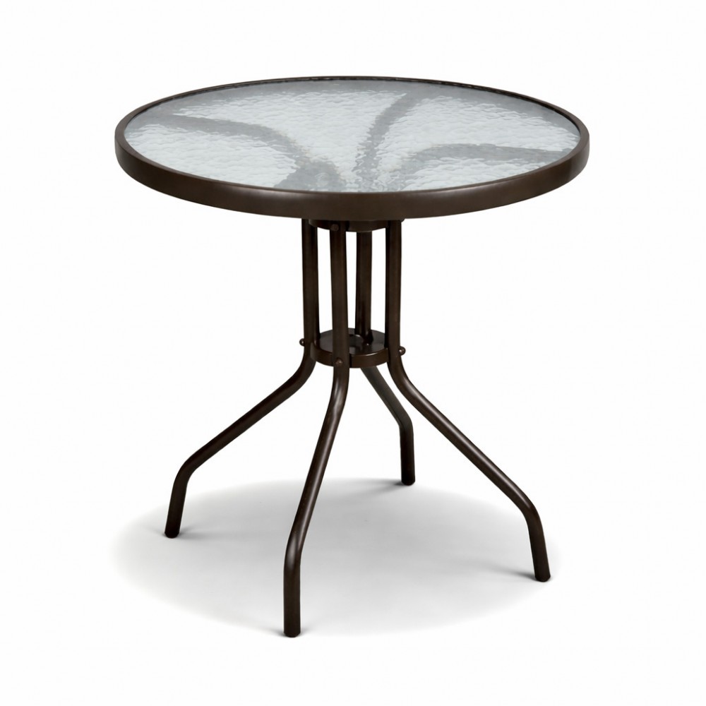 Σετ (3τμχ) Τραπέζι με 2 Καρέκλες 60x60x70 Paros GRDWICKER-PAROS-BR Καφέ