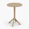 Σετ (3τμχ) Τραπέζι με 2 Καρέκλες 60x60x70 Clelia GRDCLELIA-TB018-BG Μπεζ