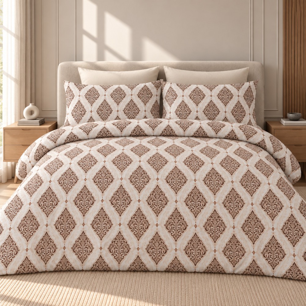 Υπέρδιπλη Σετ Παπλωματοθήκη Blossom 220X240cm 4τμχ DC700-11