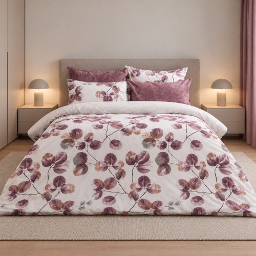 Υπέρδιπλη Σετ Παπλωματοθήκη Blossom 220X240cm 4τμχ DC700