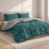 QLM-001 Υπέρδιπλο Πάπλωμα με Δώρο σετ σεντόνια Microfiber 