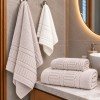 Σετ Πετσέτες Μπάνιου 4τμχ Elegance Nude - Ιβουάρ TW-SET4-IVVZ