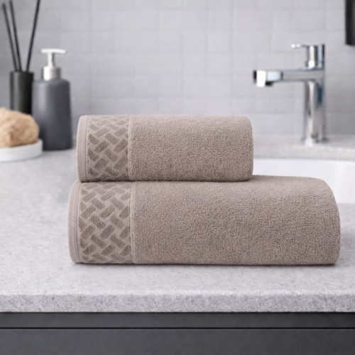 Σετ Πετσέτες Βαμβακερές 2τμχ Lina Βιζόν TW29-VZ