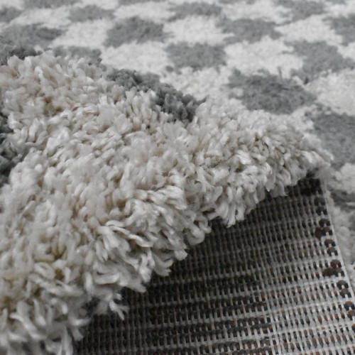 Χαλιά Shaggy Mosaic με Κύβους BSH-110-160-VR20-30-40 Εκρού - Γκριζοπράσινο 160x220cm Χαλιά Shaggy Mosaic με Κύβους BSH-110-160-VR20-30-40 Εκρού - Γκριζοπράσινο 160x220cm