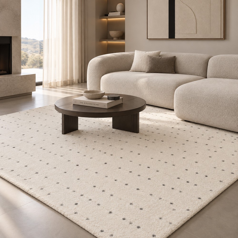 Χαλιά Shaggy Velvet Soft Touch PTS-109-160-VR20 Κρεμ 160X210cm