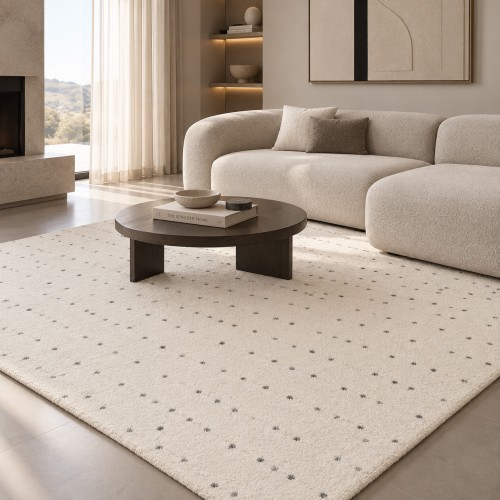 Χαλιά Shaggy Velvet Soft Touch PTS-109-160-VR20 Κρεμ 160X210cm