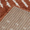 Χαλιά Shaggy Moroccan Bonifay R700-RD-VX Κεραμιδί 160x220cm