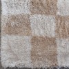 Χαλιά Shaggy Mosaic με Κύβους SH-105-200-VR100 Κρεμ - Μπεζ 200x250cm