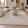 Χαλιά Shaggy Geometric SM-105-200-VR100-300 Κρεμ - Γκρι 200x250cm