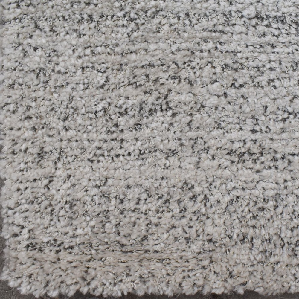Χαλιά Shaggy Geometric SM-105-200-VR100-300 Κρεμ - Γκρι 200x250cm