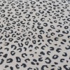 Χαλιά Shaggy Animal Print SM-126-240-VR900 Κρεμ - Μπλε 240x300cm