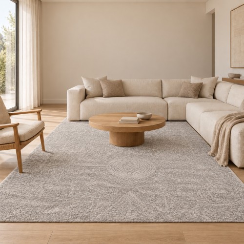 Χαλιά Shaggy SM-173-200-VR300 Γκρι 200x260cm