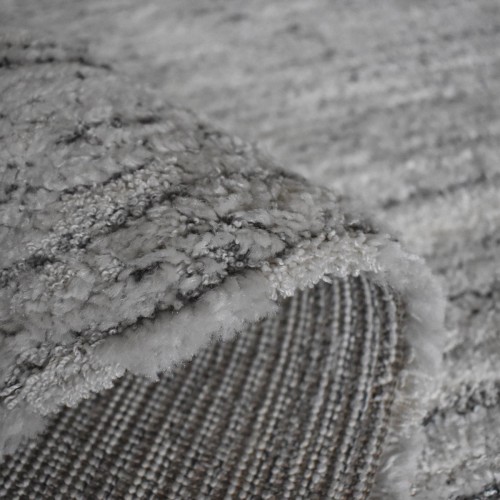 Χαλιά Shaggy Geometric SM-205-240-VR1000-800-900 Γκρι 240x300cm