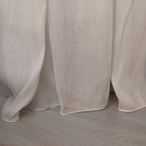 Curtain ready stitched linen gauze beige KE 1545  (280X140cm)