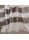 Curtains ready stitched organza white-brown  KE 1494 (280X300cm)