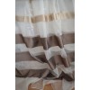 Curtains ready stitched organza white-brown KE 1494 (280X300cm) - KE 1494 Curtains ready stitched organza white-brown KE 1494 (280X300cm)