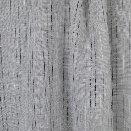 Κουρτίνα έτοιμη ραμμένη λινό  γκρι KE 1794 (280X140cm) - με τρέσα