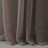 Κουρτίνα έτοιμη ραμμένη γάζα καφέ (280X140cm) KE 1854 - με τρέσα