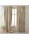 Curtains ready stitched tafta zakar beige KE 1920 (280x140cm)