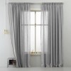 Κουρτίνα έτοιμη ραμμένη τύπου γάζα γκρι (280X140cm) KE 1963 - με τρέσα