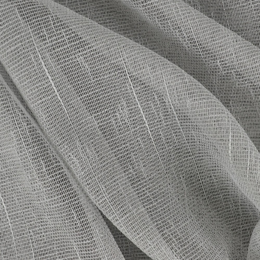 Κουρτίνα έτοιμη ραμμένη τύπου γάζα γκρι (280X140cm) KE 1963 - με τρέσα