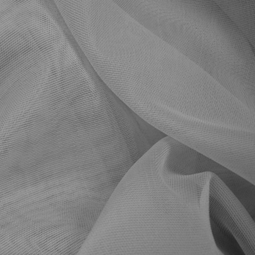 Κουρτίνα με το μέτρο ύφασμα τύπου γάζα γκρι (300cm) CR 1976 