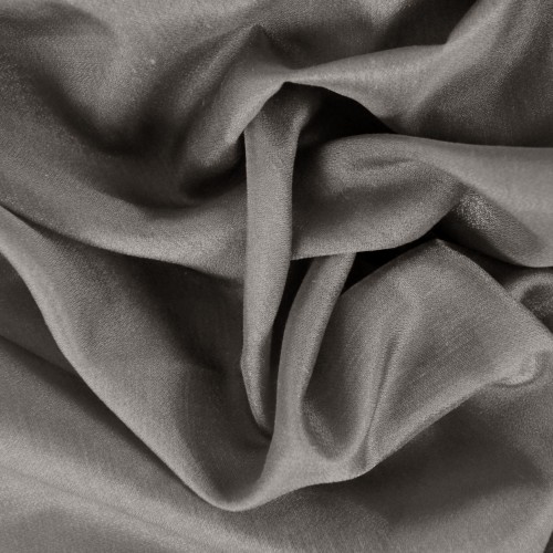 Κουρτίνα έτοιμη ραμμένη βουάλ Glitter καφέ KE 2008 (280x140cm) - με τρέσα