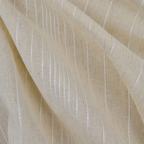 Κουρτίνα έτοιμη ραμμένη λινό  μπεζ KE 2132 (Υ280XΠ140cm) - με τρέσα