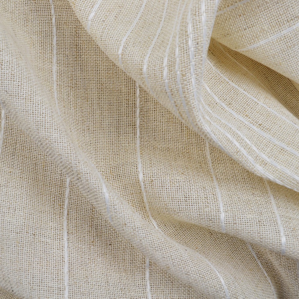 Κουρτίνα έτοιμη ραμμένη λινό  μπεζ KE 2132 (Υ280XΠ140cm) - με τρέσα