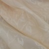 Κουρτίνα έτοιμη ραμμένη βουάλ Floral μπεζ KE 2134 (Υ280xΠ300cm) - με τρέσα