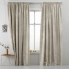 Κουρτίνα έτοιμη ραμμένη  ταφτά ζακάρ Βlossom μπεζ KE 925 (280X220cm)