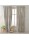 Curtains ready stitched tafta zakar beige KE 1790 (280x140cm)
