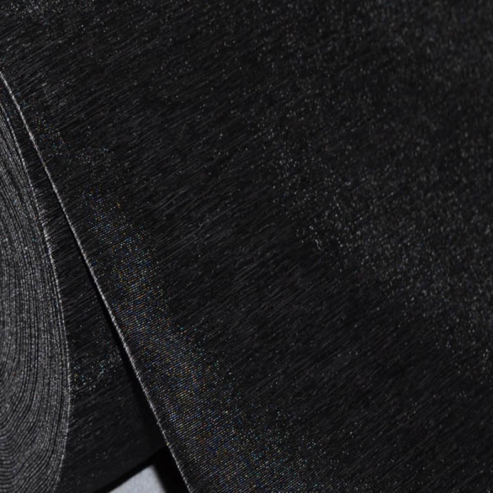 Κουρτίνα με το μέτρο ύφασμα ταφτά  μαύρο CR 100 - CR 100 Κουρτίνα με το μέτρο ύφασμα ταφτά  μαύρο CR 100