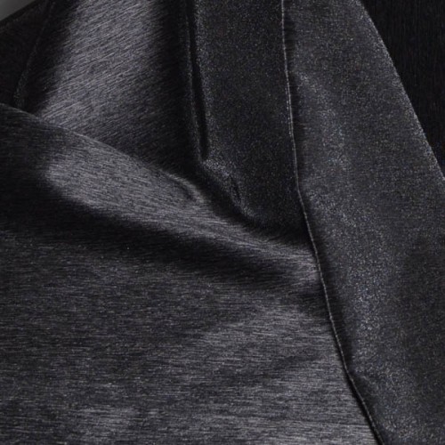 Κουρτίνα με το μέτρο ύφασμα ταφτά  μαύρο CR 100 Κουρτίνα με το μέτρο ύφασμα ταφτά  μαύρο CR 100