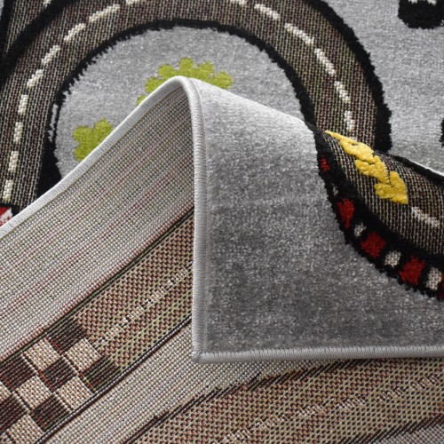 Παιδικό Χαλί 3D City Adventure  M931A 160X210cm - Γκρι