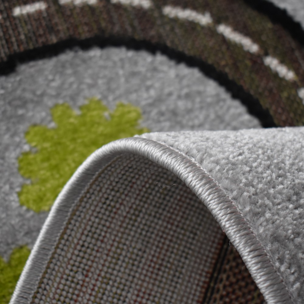 Παιδικό Χαλί-Πατάκι 3D City Adventure M931A 80X150cm - Γκρι