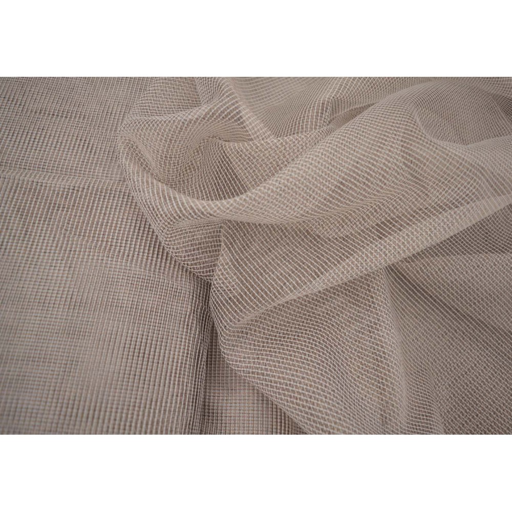 Κουρτίνες έτοιμες ραμμένες δίχτυ καφέ KE 896 (280X280cm) Κουρτίνες έτοιμες ραμμένες δίχτυ καφέ KE 896 (280X280cm)