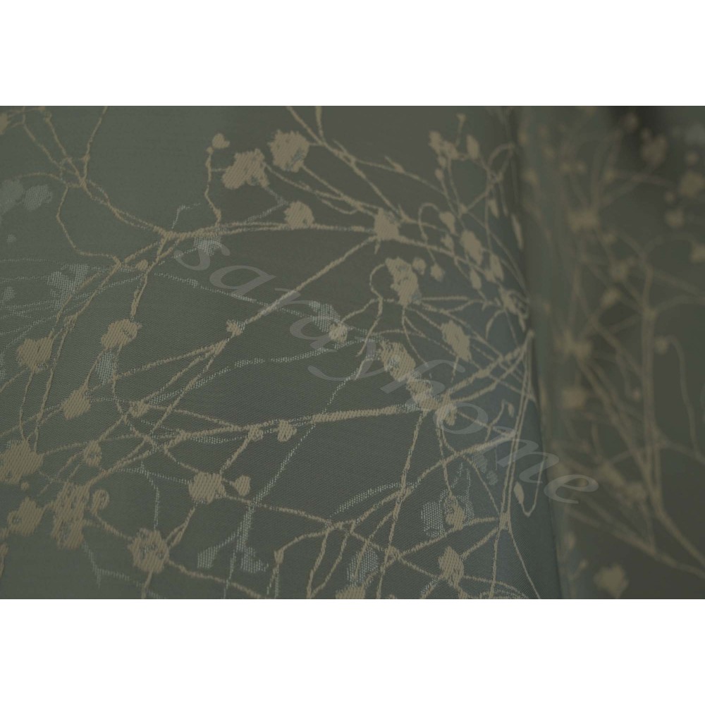 Curtain by the metre tafta Zakar  green CR 929 - CR 929 Curtain by the metre tafta Zakar  green CR 929
